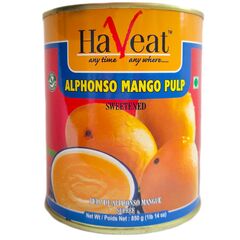 Пюре с манго Alphonso Haveat 850 грамм консервированный, Название: Пюре с манго Alphonso
