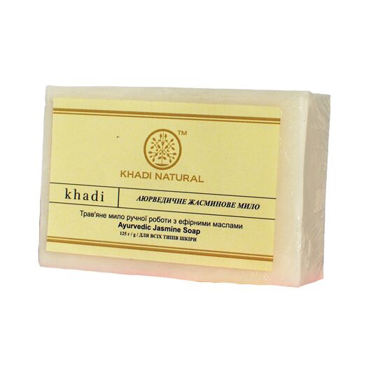 Аюрведическое мыло с жасмином Khadi 125г., С ароматом: жасмина