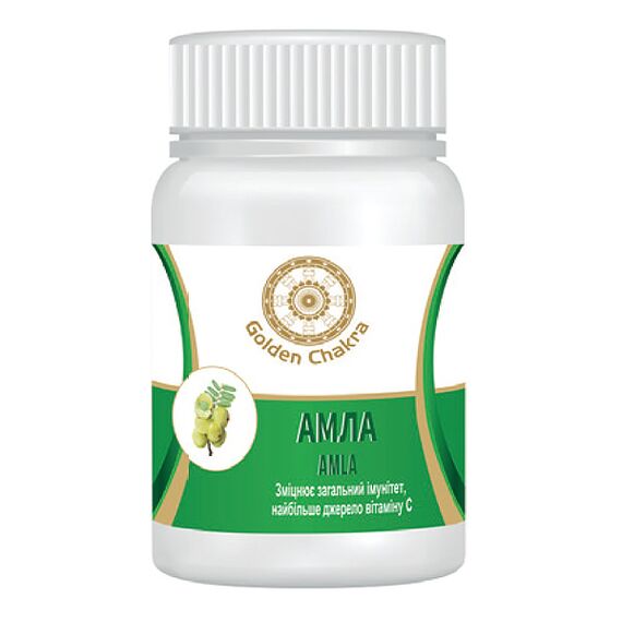 Амла источник витамина С Golden Chakra 60 таблеток, Название: Амла таблетки Golden Chakra
