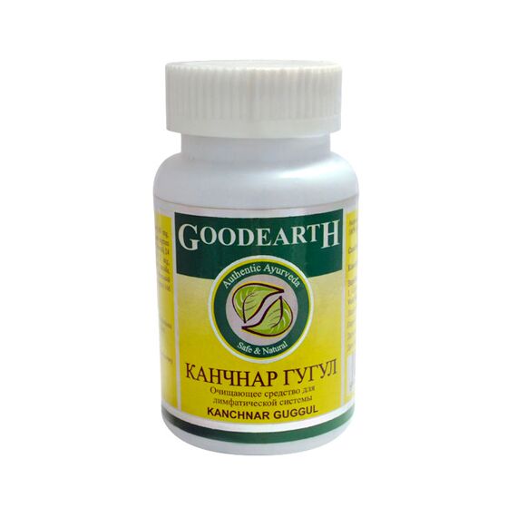 Канчнар гуггул Goodearth Pharma 60 кап, Название: Канчнар гуггул капсулы Goodcare
