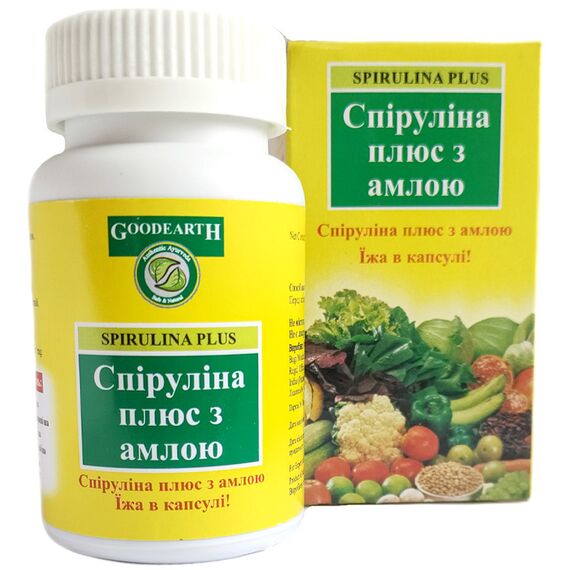 Спирулина Плюс с Амлой Goodeath Pharma 60 кап