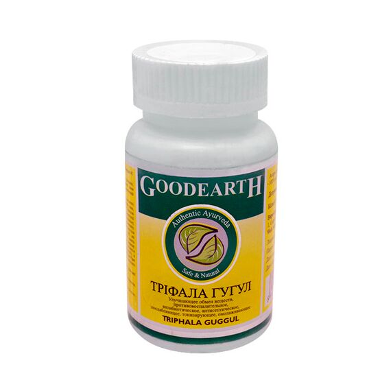 Трифала гуггул Goodeath 60 капсул, Название: Трифала гуггул капсулы Goodcare