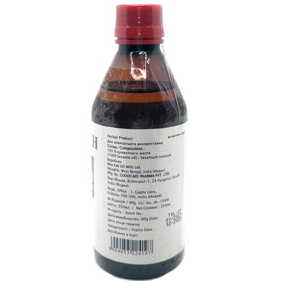 Кунжутное массажное масло "Дхара" Goodeath Pharma 250 мл, изображение 2